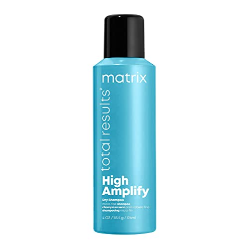 Matrix | Trockenshampoo-Spray für dünnes & glanzloses Haar, Frischt das Haar zwischen Haarwäschen auf, Total Results High Amplify Shampoo, 1 x 176 ml von Matrix