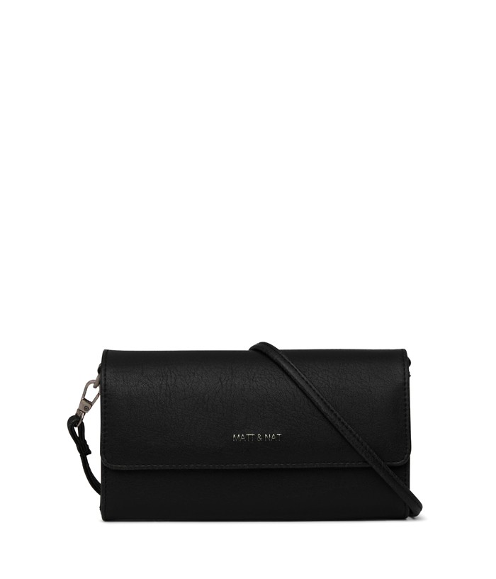 MATT & NAT Drew Medium vegane Crossbody Black von Matt and Nat