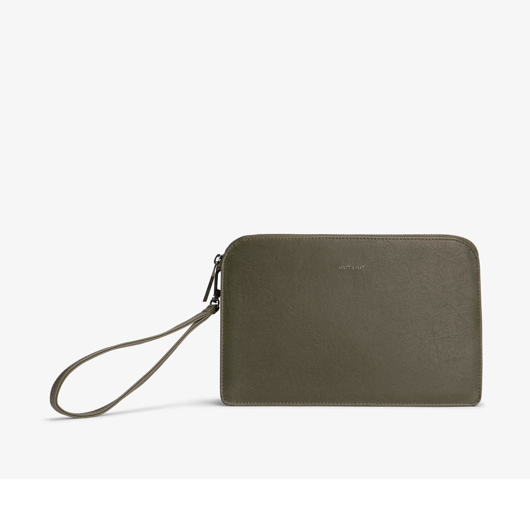 MATT & NAT Hyke Wallet Olive von Matt and Nat