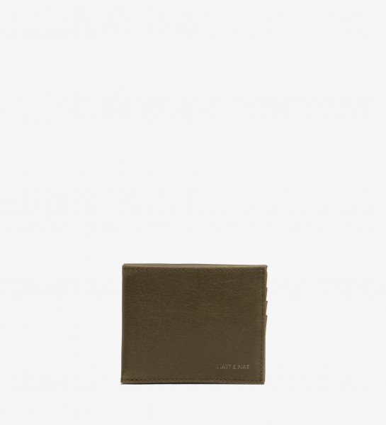 MATT & NAT Rubben Wallet Olive von Matt and Nat