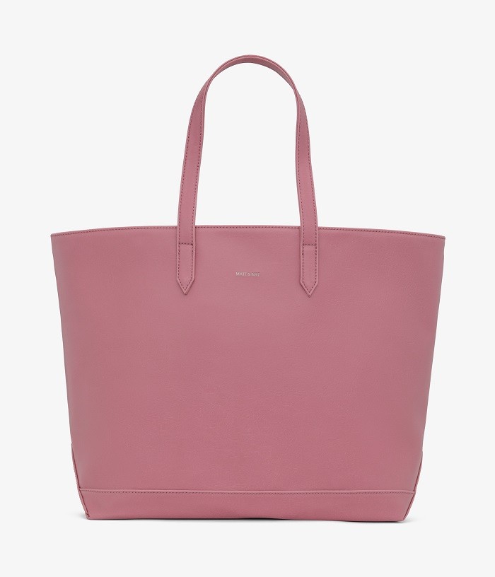 MATT & NAT Schlepp Shopper aus veganem Leder Berry von Matt and Nat