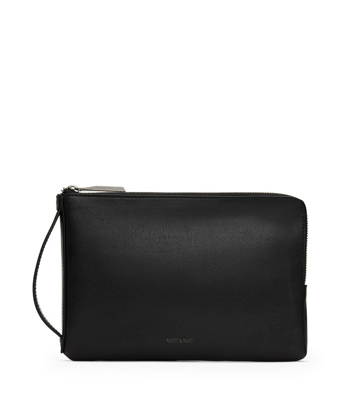 MATT & NAT Seva Large faire Brieftasche Black von Matt and Nat