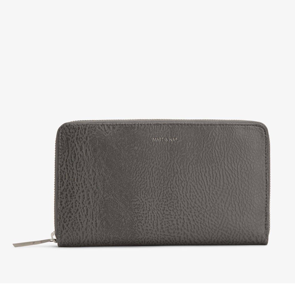 MATT & NAT Trip Wallet Carbon von Matt and Nat