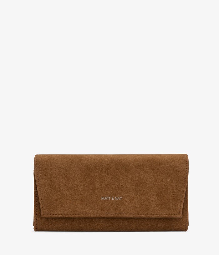 MATT & NAT Vera Suede Wallet Cognac von Matt and Nat