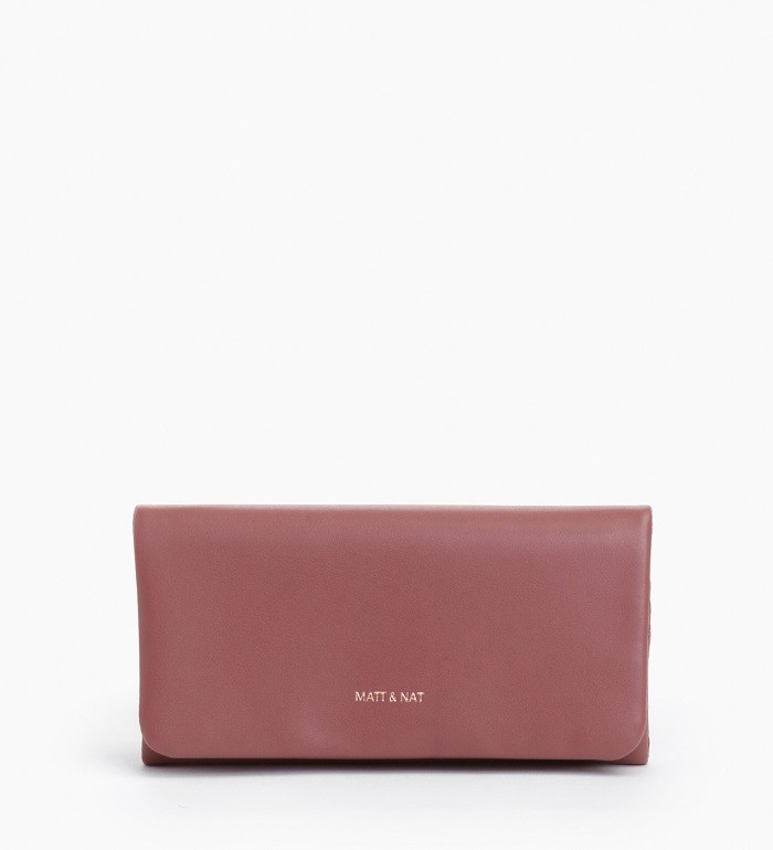 MATT & NAT Verso Wallet Mauve von Matt and Nat