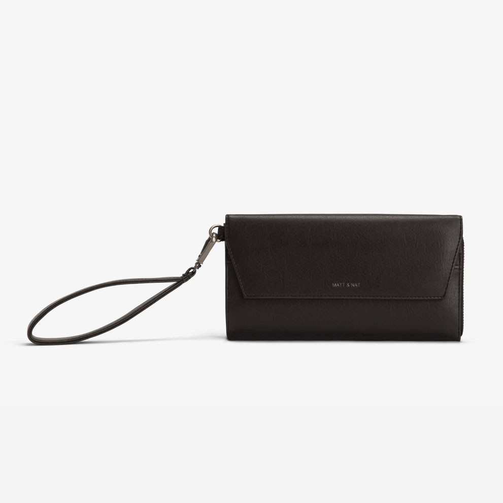 MATT & NAT Mercer Wallet Black von Matt and Nat