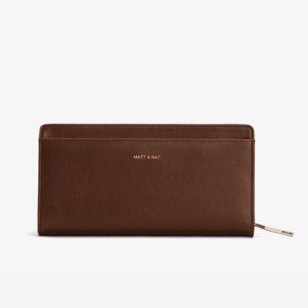 MATT & NAT Webber Vintage Wallet COFFEE von Matt and Nat