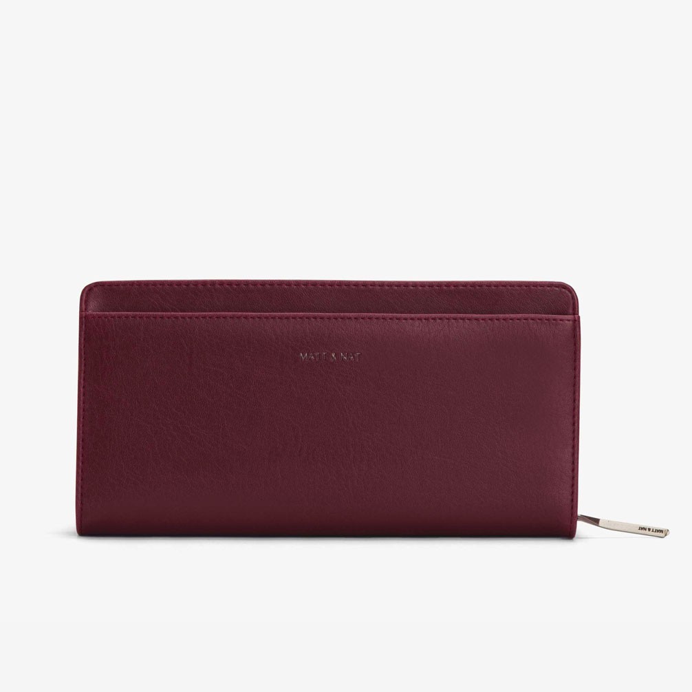 MATT & NAT Webber Vintage Wallet Cerise von Matt and Nat