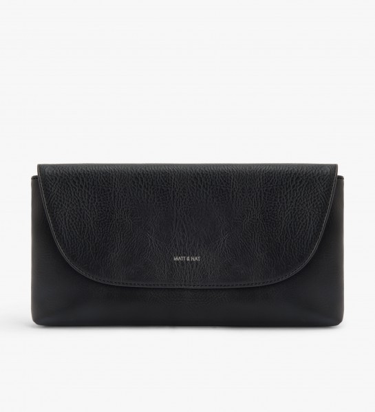 MATT & NAT vegane Clutch Charlotte Black von Matt and Nat