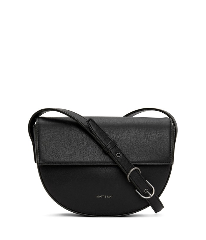 MATT & NAT vegane Satteltasche Rith Black von Matt and Nat