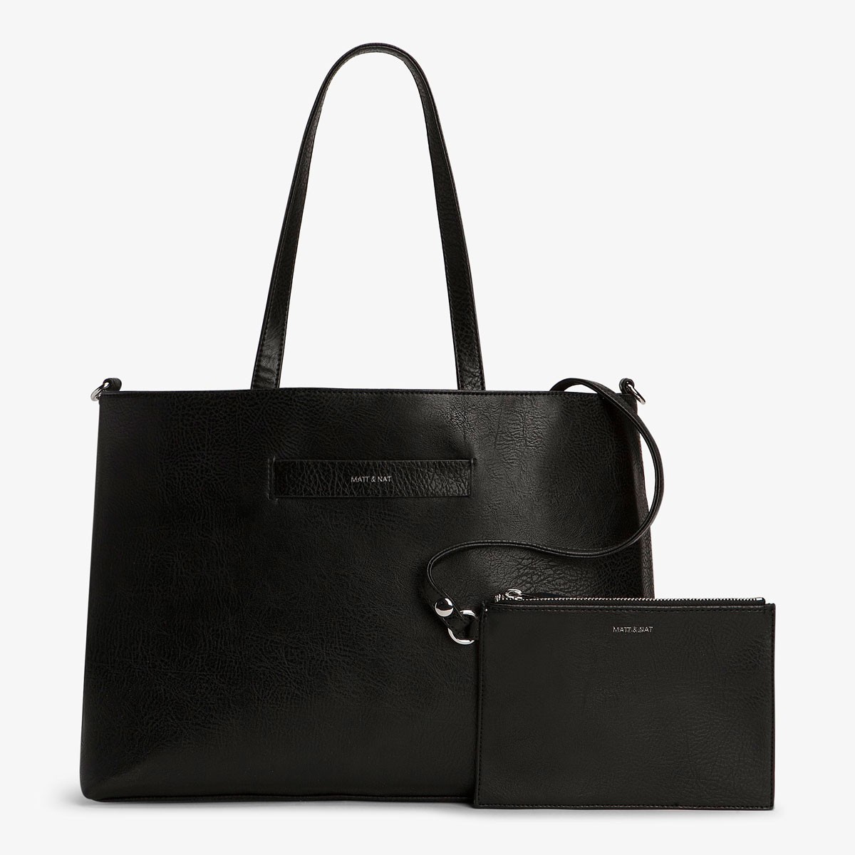 MATT & NAT vegane Tasche Lesada Black von Matt and Nat