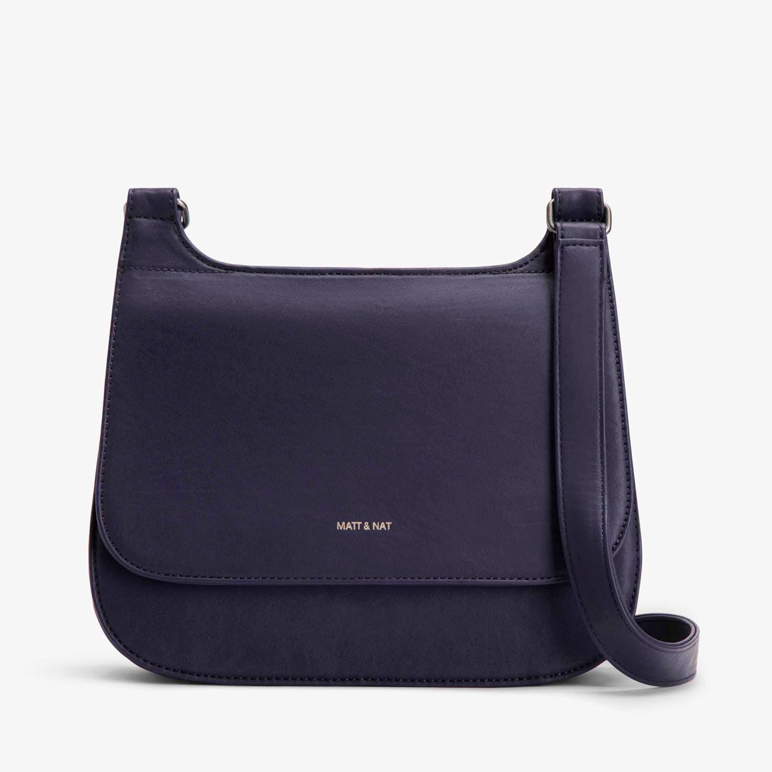 MATT & NAT vegane Tasche Luna Loom PLUM von Matt and Nat