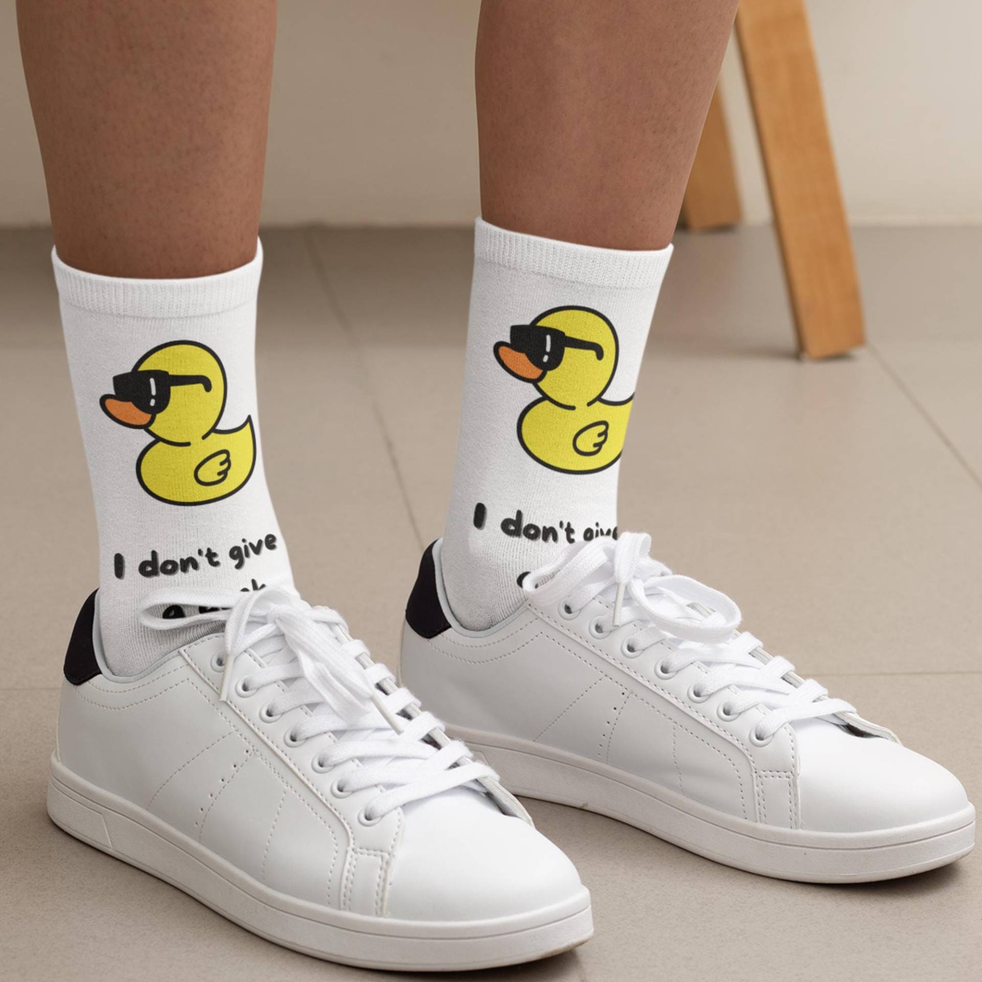 Funny Duck Crew Socks, Novelty Quirky Fashion, Holiday Comfortable Wear, Gift Idea von MatteasGoldenVein