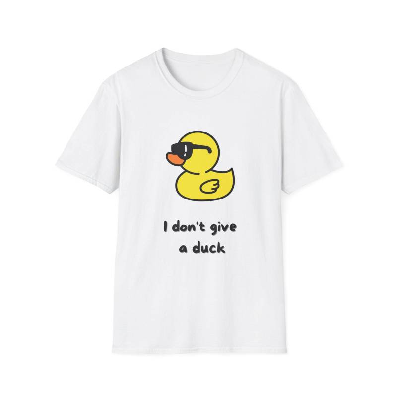 Witziges Spruchshirt , Lustiges Ente Shirt , Lustige Geschenk Idee, Weiß, Unisex von MatteasGoldenVein
