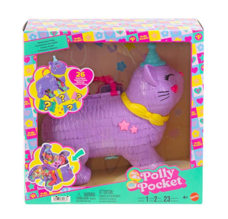 Mattel® Trolleyset Polly Pocket Spielset Party Kätzchen Pinata von Mattel®