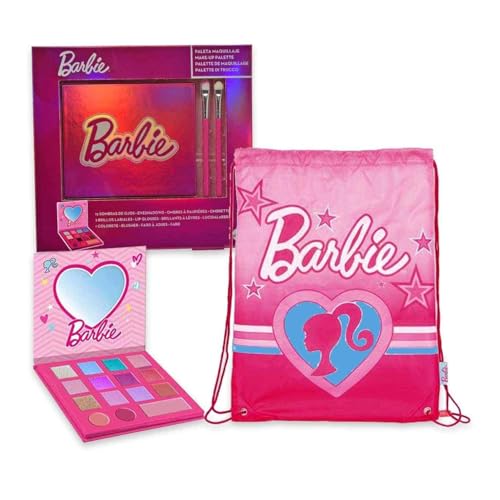Barbie Make-up-Palette für Kinder mit Pinseln von Mattel