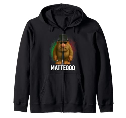 Matteo Mateo Matteooo Italienische Brainrot Meme Flagge Italien Kinder Kapuzenjacke von Matteo Matteoooo Mateooo Monkey Trendy Boys Tee