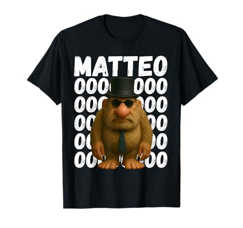 Matteo Mateo Matteooo Italian Brainrot Meme Shirt Kinder Jungen T-Shirt von Matteooo Funny Youth for Kid Boys Trendy Tee