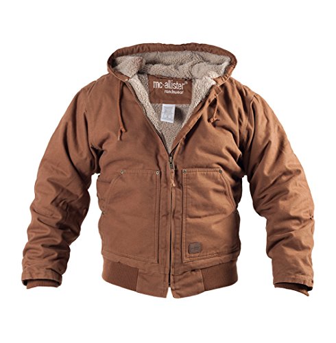 Winterjacke Ranchwear Jacke "Montana" mit Kapuze und Futter (US-Worker Braun, XL) von Matthias Kranz