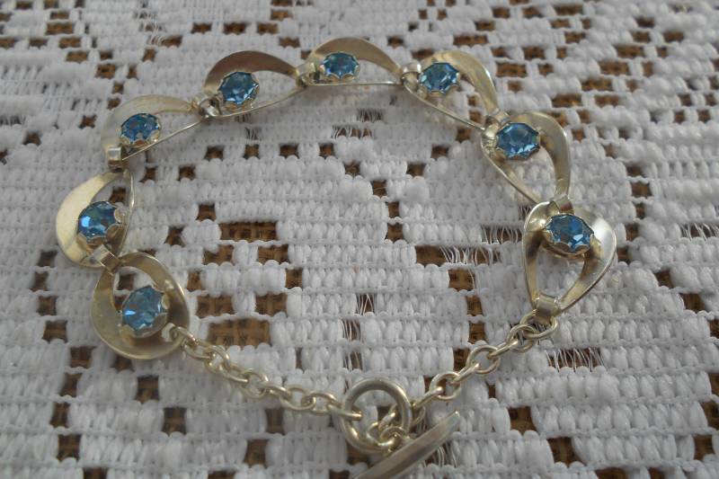 Vintage Armband 925Er Sterling Silber Herman Siersbol Denmark 50Er Jahre Blaue Steine Vintage Armband 925Er Sterling Silber Herman Siersbol Denmark 50Er Jahre Blaue Steine von MattieStone