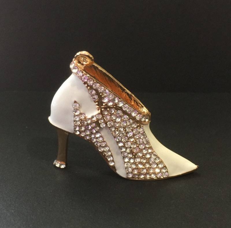 Strass & Emaille High Heel Stiefelette Für Schlüsselbund Oder Handtasche Zubehör, Große Oversized Charme von MattsCharm