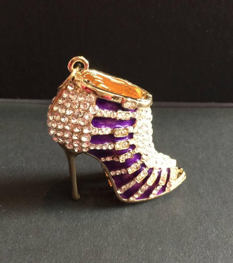 strass & Emaille High Heel Schuh Pumpe Für Schlüsselbund Oder Handtasche Zubehör, Große Oversized Charme von MattsCharm