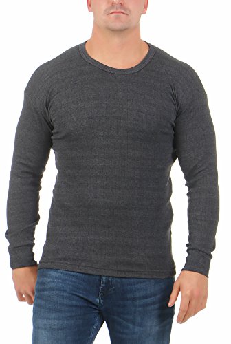 MATYFASHION Herren Thermo Unterhemd Langarm mit Innenfleece BF 40-1 (10/4XL, Anthrazit) von Matyfashion Collection