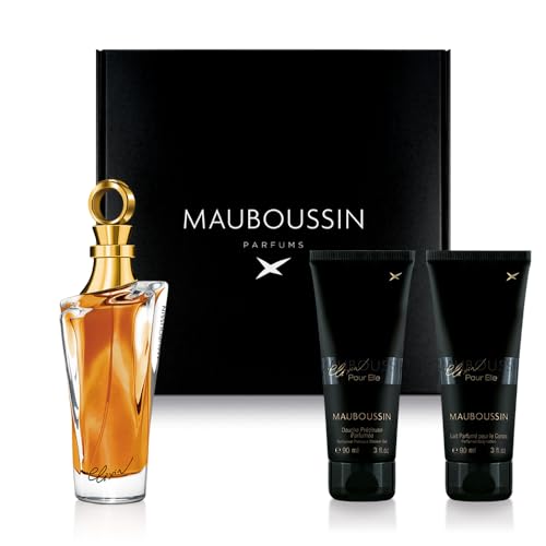 Mauboussin - Set Elixir Pour Elle : Eau de Parfum 100 ml, Duschgel 90 ml & Körpermilch 90 ml von Mauboussin