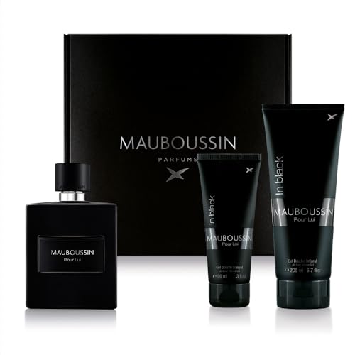 Mauboussin - Set Pour Lui In Black: Eau de Parfum 100 ml, Duschgel 200 ml & Duschgel 90 ml Mauboussin - Set Pour Lui In Black: Eau de Parfum 100 ml, Duschgel 200 ml & Duschgel 90 ml von Mauboussin