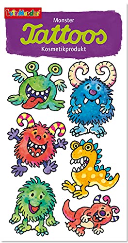 6 Tattoos * MONSTER * vom Lutz Mauder | 44745 | Tattoo Kindertattoo Kinder Geburtstag Mitgebsel von Mauder