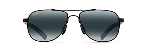 Maui Jim Herren Guardrails 32702 Sonnenbrille mit Polarized Plus2 Linsentechnologie und UV-Schutz Schwarz von Maui Jim
