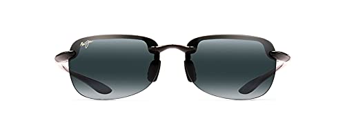 Maui Jim Unisex Sandy Beach Classic, Glänzendes Schwarz/Neutralgrau, polarisiert, Small von Maui Jim