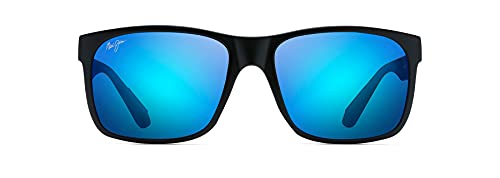 Maui Jim RED SANDS blue red sands black matt Sunglasses Unisex Standard, Standard, Unica von Maui Jim