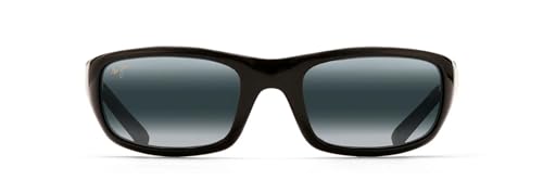 Maui Jim Stingray Gloss Black/Neutral Grey POLARIZED Sunglasses (MJ-Stingray-103-02-56) von Maui Jim