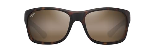 Maui Jim Unisex Ano NUI Sunglasses, Matte Dark Havana, 63-18-130 von Maui Jim