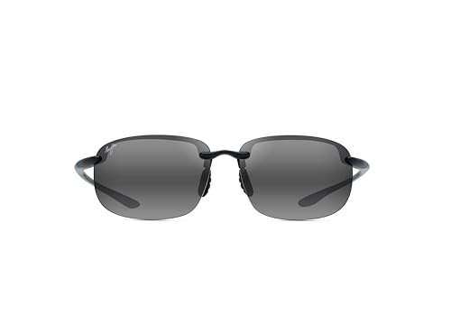 Maui Jim Unisex Ho'okipa XL Sonnenbrille, schwarz (Black Gloss), 67/15/138 von Maui Jim