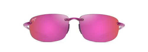 Maui Jim Unisex Hookipa Sunglasses, Shiny Trans Cyclamen Pink, 64-14-140 von Maui Jim