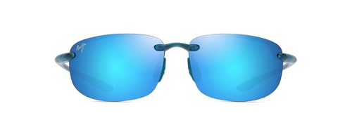 Maui Jim Unisex Hookipa Sunglasses, Shiny Transparent Blue, 64-14-140 von Maui Jim