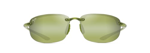 Maui Jim Unisex Hookipa Sunglasses, Shiny Transparent Light Green, 64-14-140 von Maui Jim