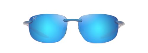 Maui Jim Unisex Hookipa Ultra Sunglasses, Metal Matte Blue, 63-15-140 von Maui Jim