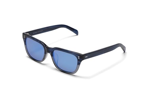 Maui Jim Unisex-Sonnenbrille Likeke, Blau zu Grau Farbverlauf/Blau Hawaii Polarisiert, Small von Maui Jim