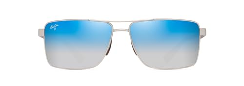 Maui Jim Unisex Sunglasses, Blue Silver piha Matte SI, 2 von Maui Jim