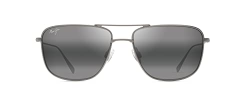 Maui Jim Unisex Sunglasses, Grey mikioi Matte titaniu, Unica von Maui Jim