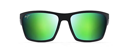 Maui Jim Unisex Sunglasses, mauigreenr makoa Matte bl, L Maui Jim Unisex Sunglasses, mauigreenr makoa Matte bl, L von Maui Jim