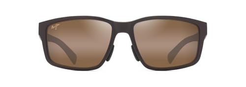 Maui Jim, SUNGLASSES MJ0686S Walewaha AF, Metal Matte Brown, 59-17-145, Rectangle von Maui Jim