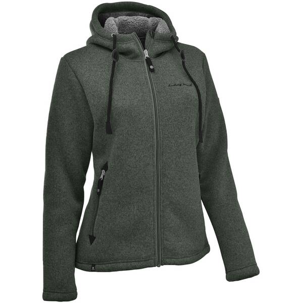 MAUL Damen Chieming Strickfeecejacke+Kapuze von Maul