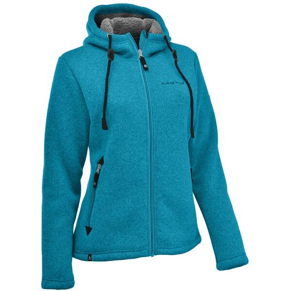 MAUL Damen Chieming Strickfeecejacke+Kapuze von Maul