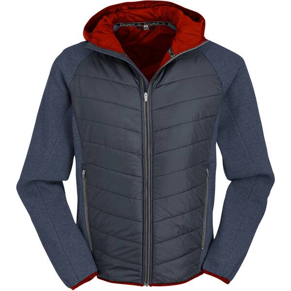 MAUL Herren Funktionsjacke Greetsiel - Hybrid Steppjacke+Kap von Maul
