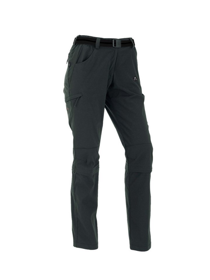 Maul Bundfaltenhose Trail II - Zipp off zu Capri-e BLACK Maul Bundfaltenhose Trail II - Zipp off zu Capri-e BLACK von Maul