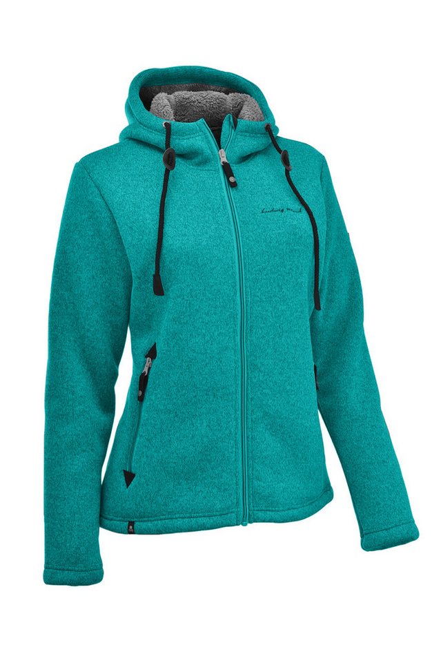 Maul Funktionsjacke Chieming - Strickfeecejacke+Ka GRUEN von Maul
